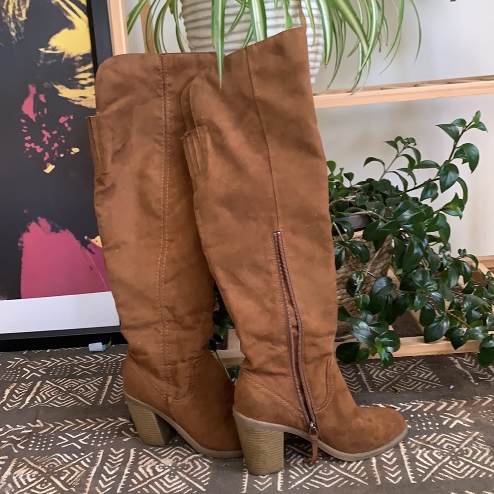 faux suede Over the Knee boots size 8 - Picture 8 of 8